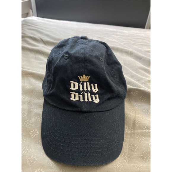 Dilly Dilly Baseball Cap Strapback Navy Adjustable Embroidered One Size - Picture 1 of 3